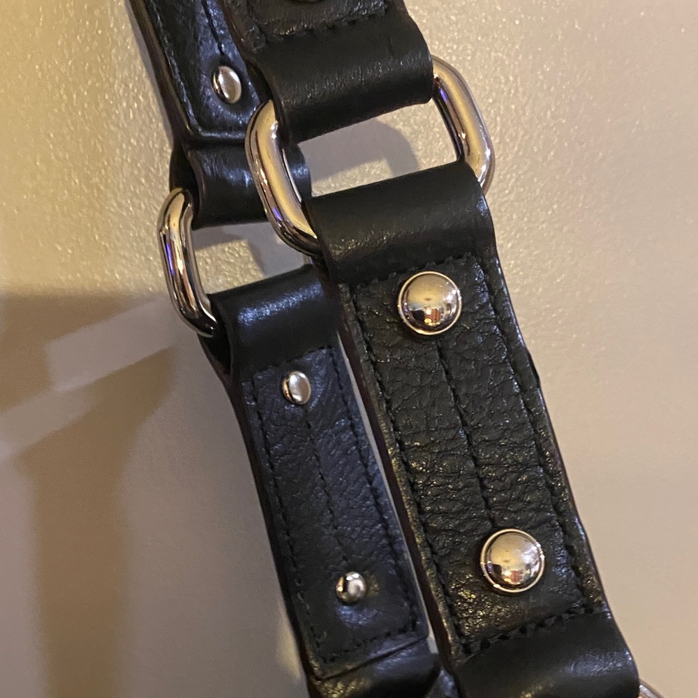 B Markowsky Black Leather Canterbury Satchel - Picture 13 of 16